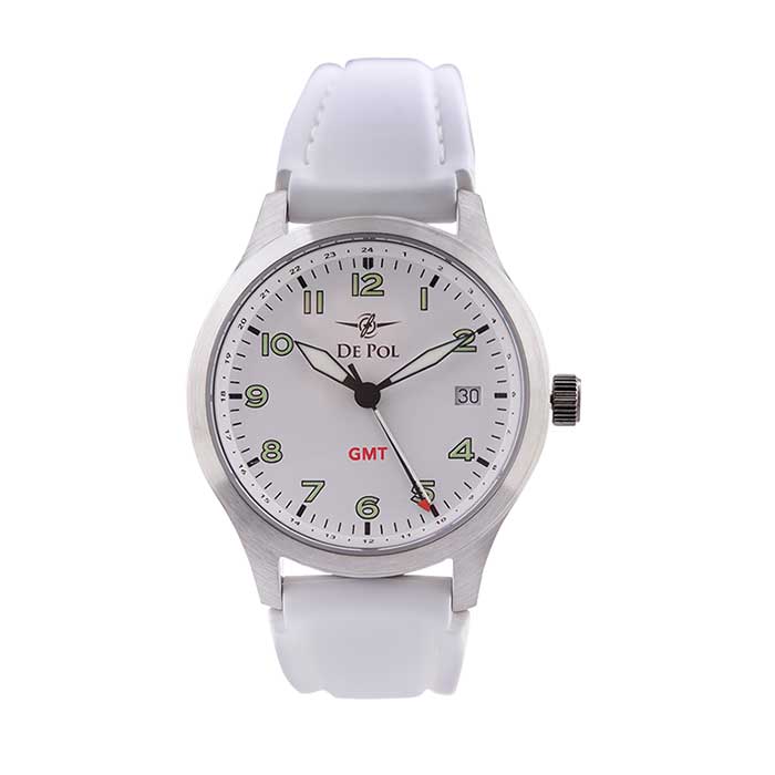 Women - Stainless Steel GMT (White)